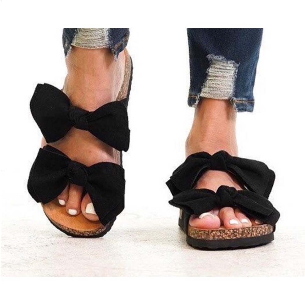 Double Bow Sandals